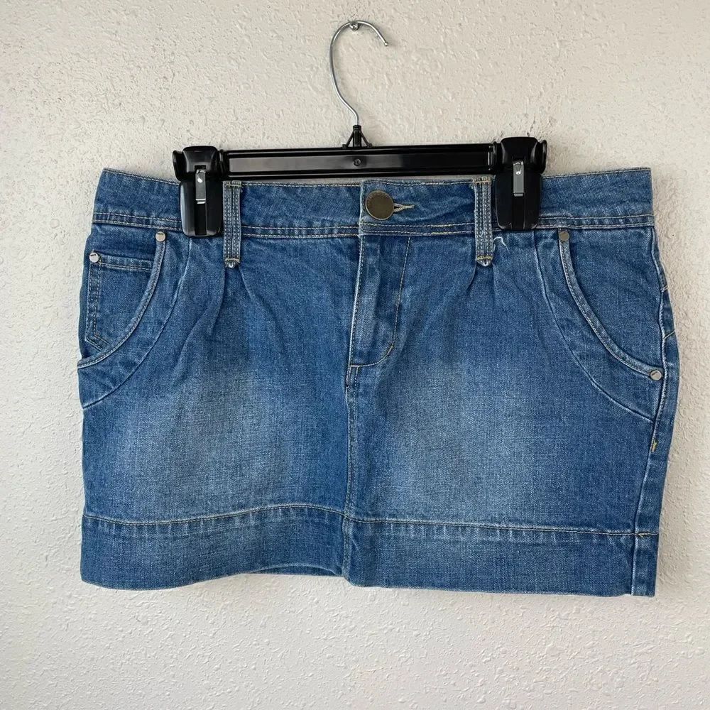 Route 66 Denim Mini Skirt Size 11/12 EUC